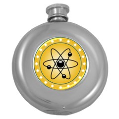 Atom Symbol Hip Flask (round)