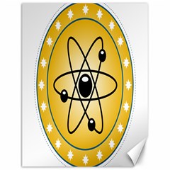 Atom Symbol Canvas 12  X 16  (unframed) by StuffOrSomething