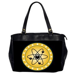 Atom Symbol Oversize Office Handbag (two Sides)