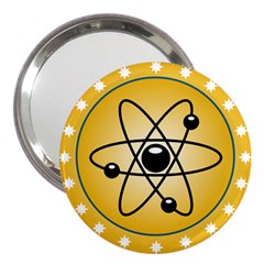 Atom Symbol 3  Handbag Mirror