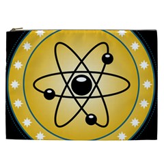 Atom Symbol Cosmetic Bag (xxl)