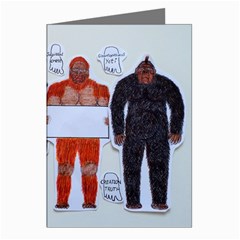 1 Neanderthal & 4 Big Friends, Greeting Card (8 Pack) by creationtruth