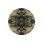 Winter Colors Collage Drink Coaster (Round) Front