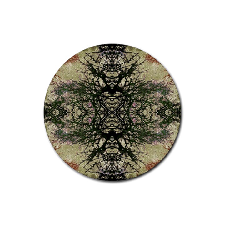 Winter Colors Collage Drink Coaster (Round)