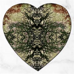 Winter Colors Collage Jigsaw Puzzle (heart)