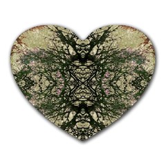 Winter Colors Collage Mouse Pad (heart) by dflcprints