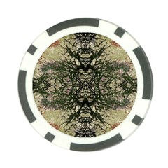 Winter Colors Collage Poker Chip