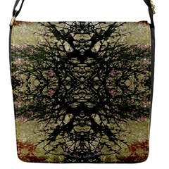 Winter Colors Collage Flap Closure Messenger Bag (small) by dflcprints