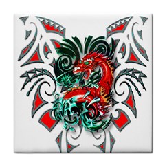 Tribal Dragon Ceramic Tile