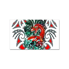 Tribal Dragon Sticker (rectangle) by TheWowFactor