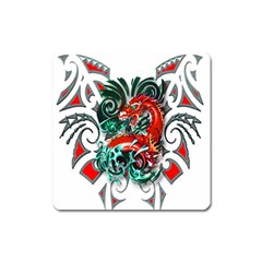 Tribal Dragon Magnet (square) by TheWowFactor