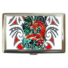 Tribal Dragon Cigarette Money Case by TheWowFactor