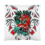 Tribal Dragon Cushion Case (Two Sided)  Front