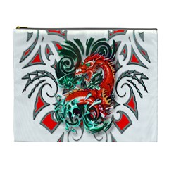 Tribal Dragon Cosmetic Bag (xl) by TheWowFactor