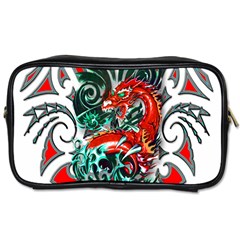 Tribal Dragon Travel Toiletry Bag (one Side)