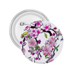 Cherry Bloom Spring 2 25  Button