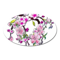 Cherry Bloom Spring Magnet (oval)