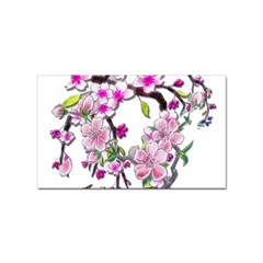 Cherry Bloom Spring Sticker 100 Pack (rectangle)