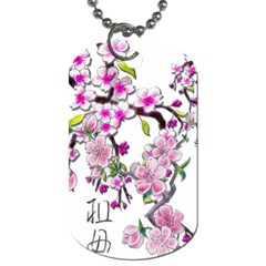 Cherry Bloom Spring Dog Tag (two-sided) 