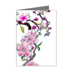 Cherry Bloom Spring Mini Greeting Card