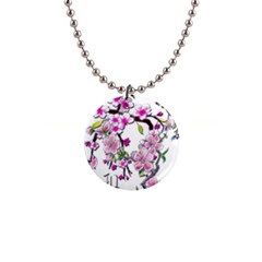 Cherry Bloom Spring Button Necklace by TheWowFactor