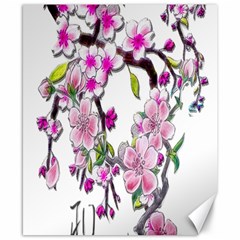 Cherry Bloom Spring Canvas 8  X 10  (unframed)