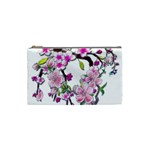 Cherry Bloom Spring Cosmetic Bag (Small) Front