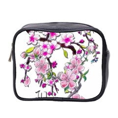 Cherry Bloom Spring Mini Travel Toiletry Bag (two Sides) by TheWowFactor