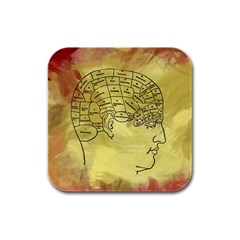 Brain Map Drink Coasters 4 Pack (square) by StuffOrSomething