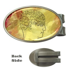 Brain Map Money Clip (oval)