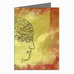 Brain Map Greeting Card (8 Pack) by StuffOrSomething