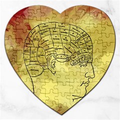 Brain Map Jigsaw Puzzle (heart)