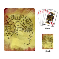 Brain Map Playing Cards Single Design