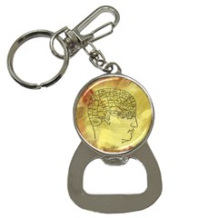 Brain Map Bottle Opener Key Chain by StuffOrSomething