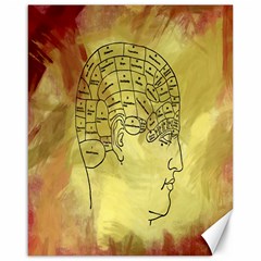 Brain Map Canvas 16  X 20  (unframed)