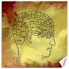 Brain Map Canvas 20  X 20  (unframed) by StuffOrSomething