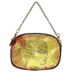 Brain Map Chain Purse (two Sided) 