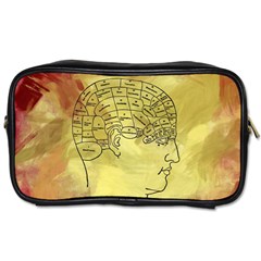 Brain Map Travel Toiletry Bag (two Sides)