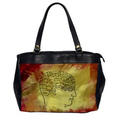 Brain Map Oversize Office Handbag (one Side) by StuffOrSomething