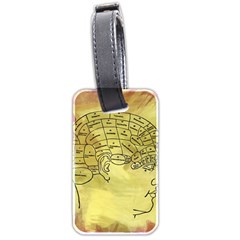 Brain Map Luggage Tag (two Sides) by StuffOrSomething