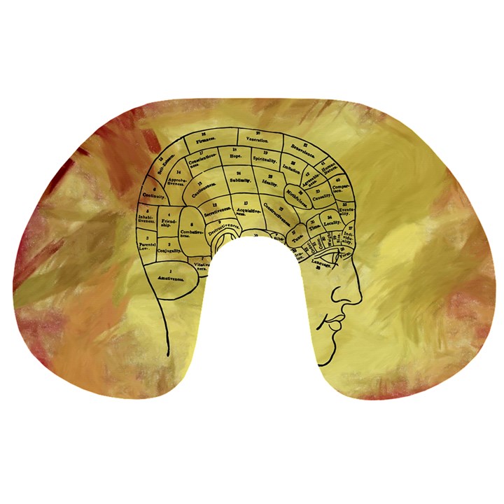 Brain Map Travel Neck Pillow