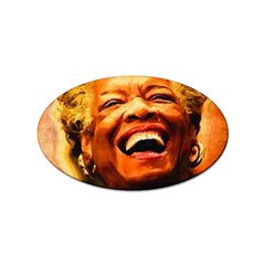 Angelou Sticker (oval) by Dimension