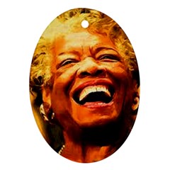 Angelou Oval Ornament (two Sides) by Dimension