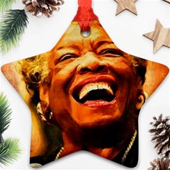 Angelou Star Ornament (two Sides) by Dimension