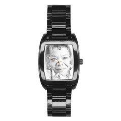 Maya  Stainless Steel Barrel Watch by Dimension