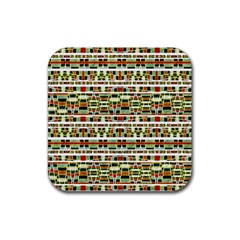 Aztec Grunge Pattern Drink Coaster (square) by dflcprints