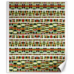 Aztec Grunge Pattern Canvas 20  X 24  (unframed)