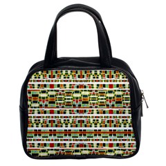 Aztec Grunge Pattern Classic Handbag (two Sides) by dflcprints