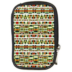 Aztec Grunge Pattern Compact Camera Leather Case by dflcprints