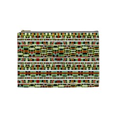 Aztec Grunge Pattern Cosmetic Bag (medium) by dflcprints